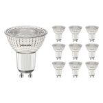 Mehrfachpackung 10x Noxion PerfectColor LED-Spot GU10 PAR16 4W 345lm 60D - 927 Extra Warmweiß | Höchste Farbwiedergabe - Dimmbar - Ersatz für 50W