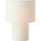 Brilliant Tischlampe Teddy Metall Textil Beige | 230mm - Geeignet für 1x E27