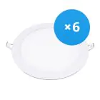 Mehrfachpackung 6x LED Downlight UltraSlim 24W 1950lm 110D - 840 Kaltweiß | 295mm - Ausschnitt 280mm