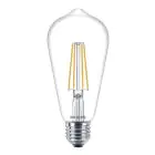 Philips Corepro LED Glühbirne E27 Edison Fadenlampe Klar 7W 806lm - 827 Extra Warmweiß | Ersatz für 60W